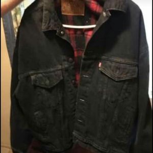 Vintage Levi's Authentic Black Denim Men's Jacket